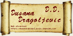 Dušana Dragoljević vizit kartica